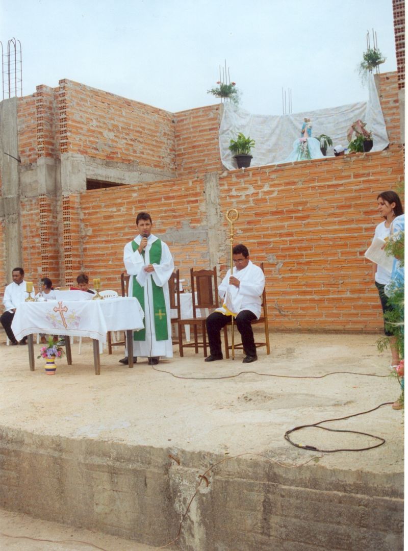 Primeira Missa no Santuário