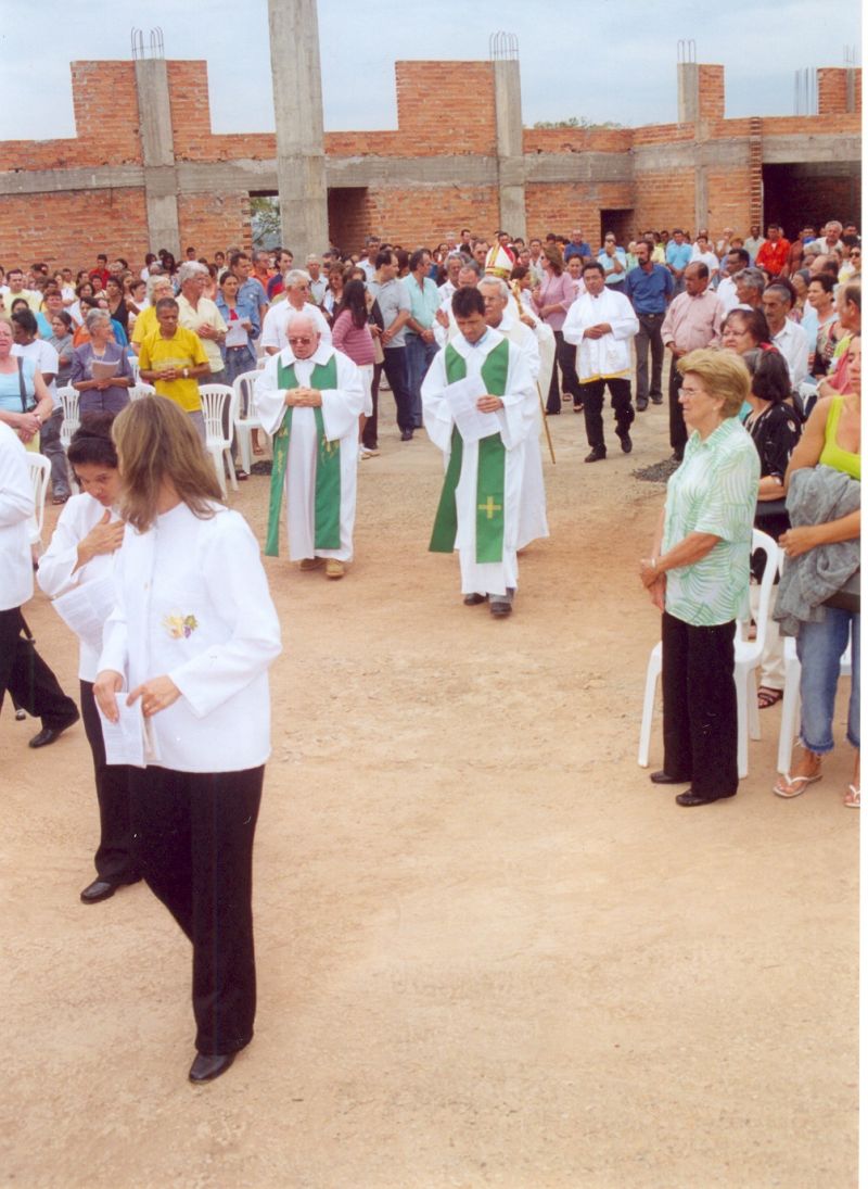 Primeira Missa no Santuário