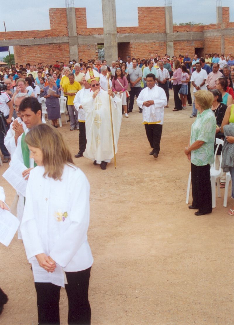 Primeira Missa no Santuário