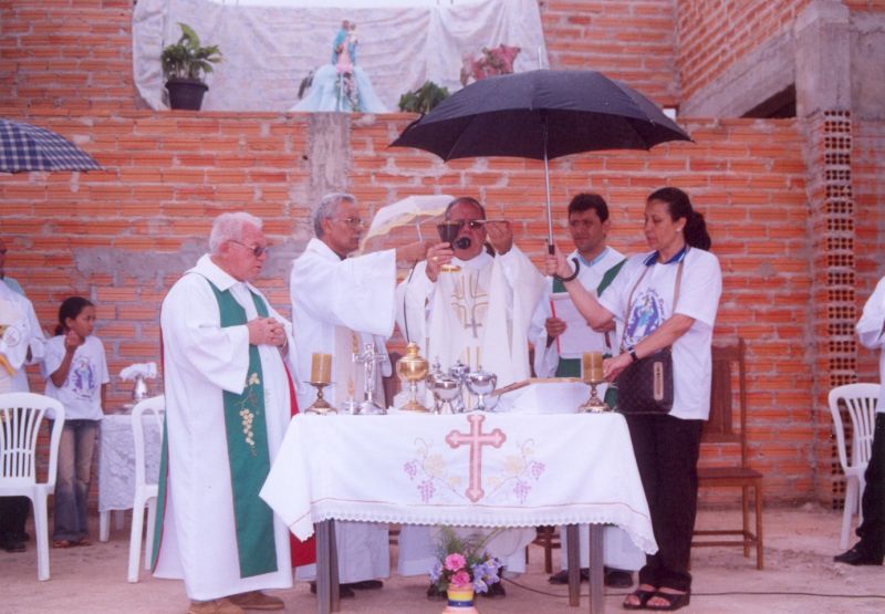 Primeira Missa no Santuário