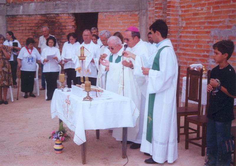 Primeira Missa no Santuário