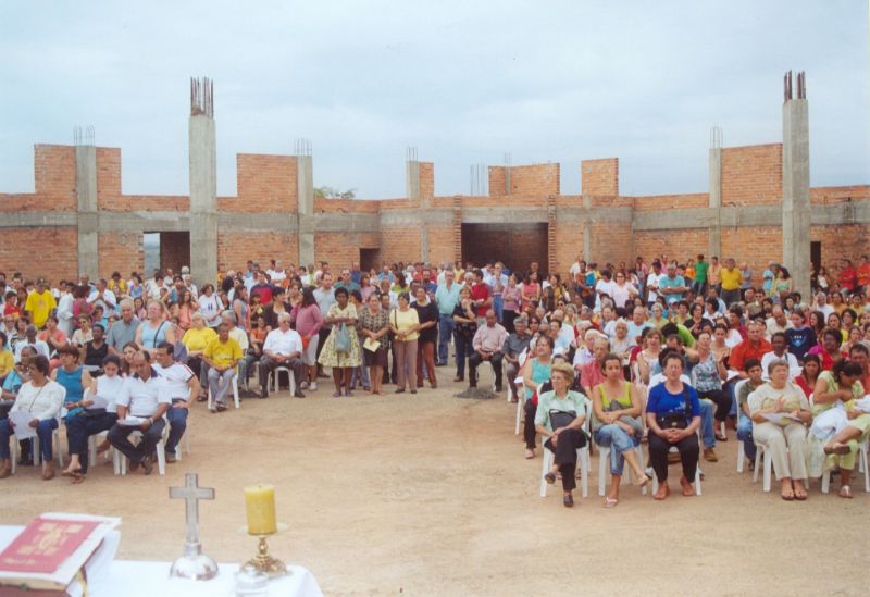 Primeira Missa no Santuário