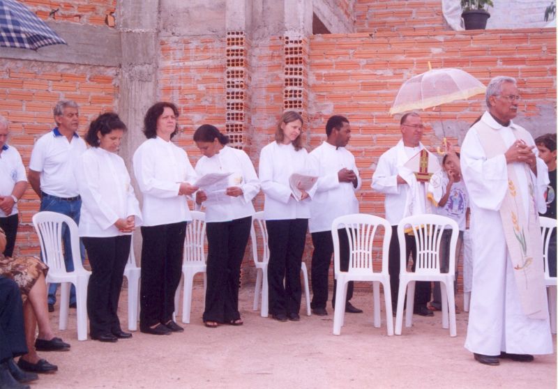 Primeira Missa no Santuário